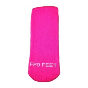 Pro Feet Kids Neon Pink Athletic Over the Calf Sports Socks Ribbed Knit Youth